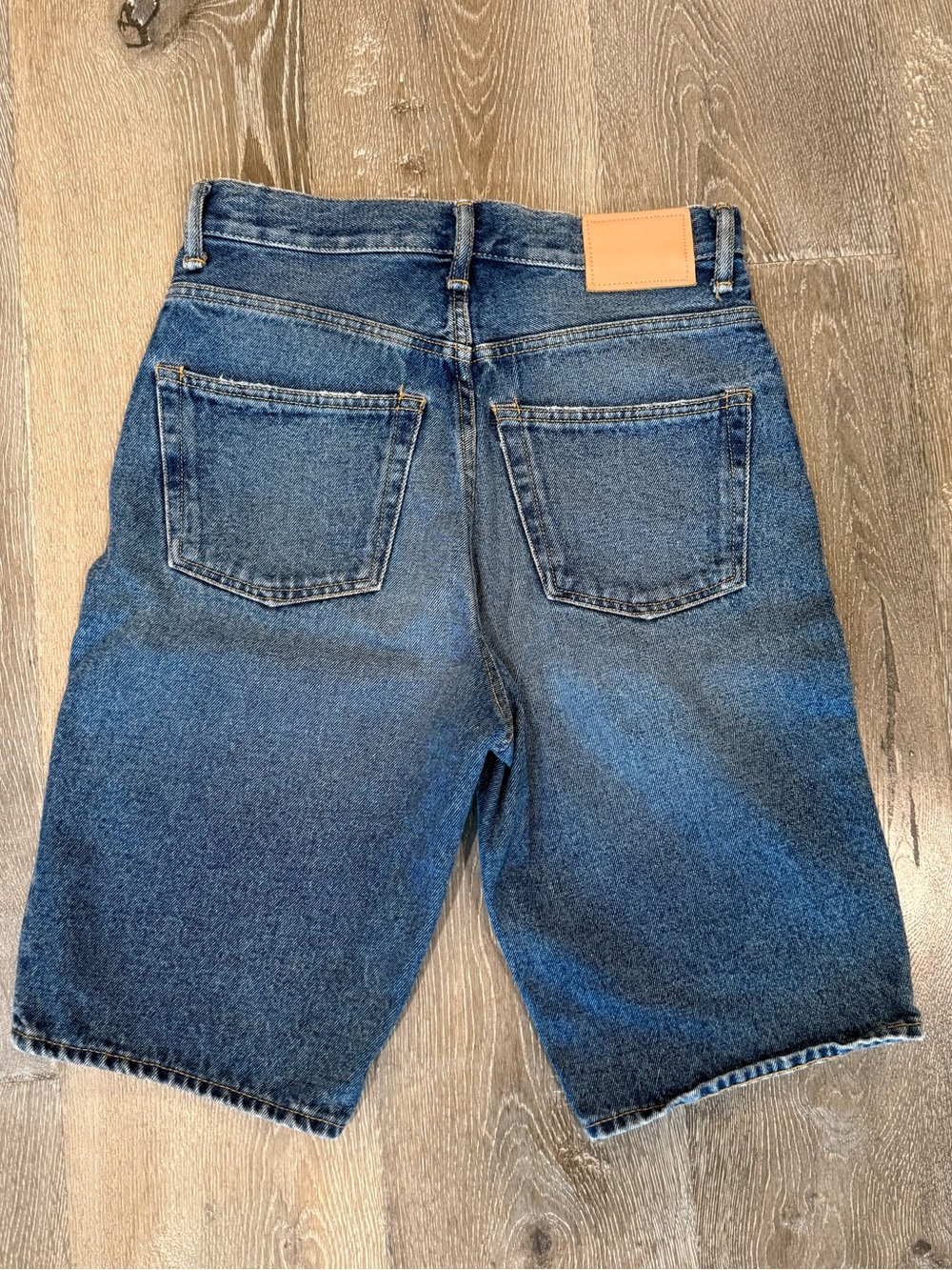 Acne Studios Denim Jean Shorts in Blue